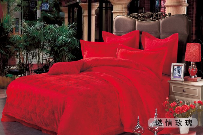 床上四件套之燃情玫瑰