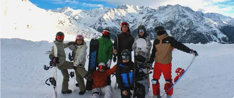 单板滑雪入门班